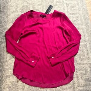 NWT Banana Republic Fuchsia Blouse | XS